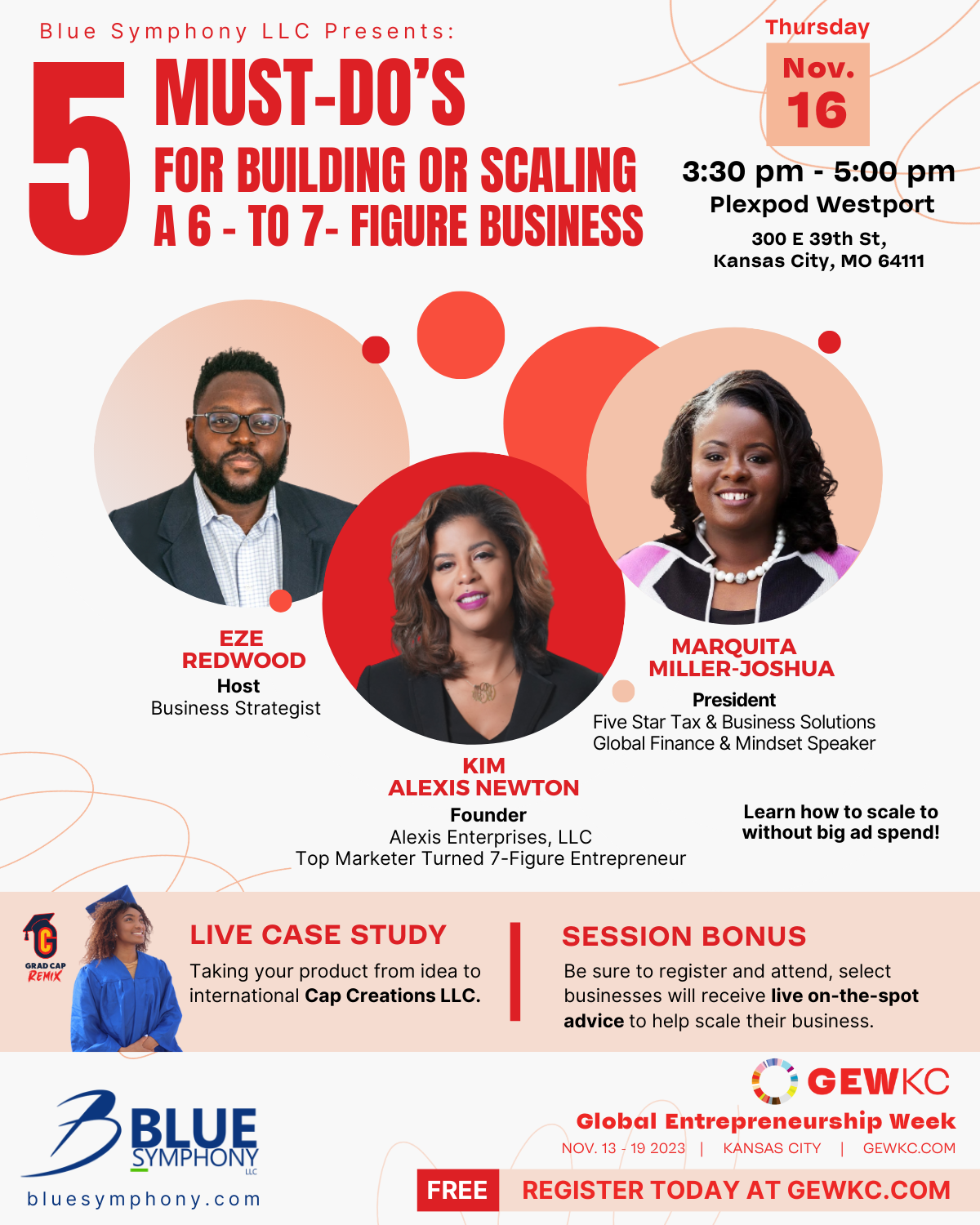 GEW 2023 5 Must Do's for Building or Scaling a 6- to 7-Figure Business